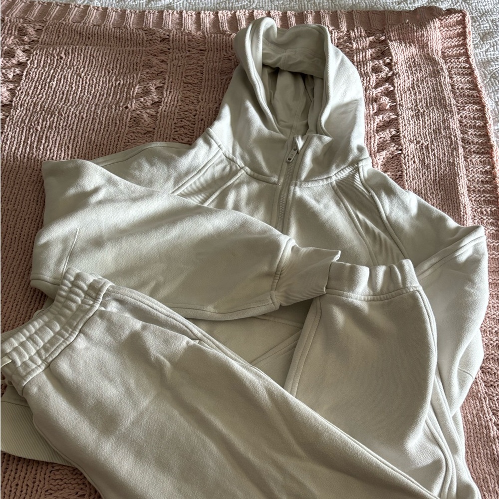Lulu doup scuba hoodie and joggers